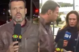 Band afasta repórter que agrediu colega durante entrada ao vivo - Imagem