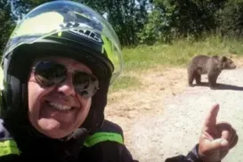 Italiano é atacado e morre logo após tirar selfie com urso - Imagem