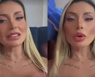 Andressa Urach se irrita durante viagem: “Gente fedida e feia”