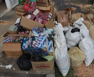 BOMBA! Mais de 2 milhões de fogos ilegais são apreendidos na Bahia