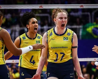 Brasil sofre, mas vence Alemanha por 3 a 2 na Liga das Nações de Vôlei