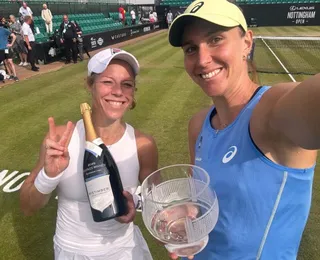 É campeã! Bia Haddad conquista o WTA 250 de Nottingham nas duplas