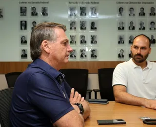 Eduardo não será candidato ao Senado, admite Bolsonaro