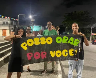Grupo evangélico realiza ação especial durante São João de Paripe