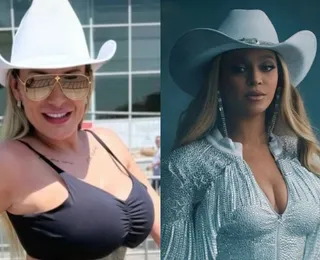 Ímola? Andressa Urach aposta em look inusitado para show de Beyoncé