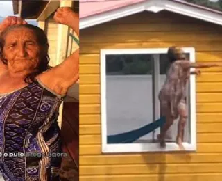 'Jovem senhora': idosa de 81 anos encanta internet com saltos ousados