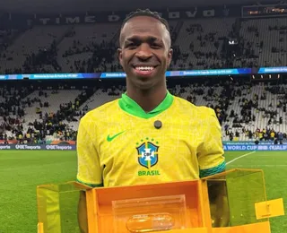 Melhor em campo, Vini Jr. celebra gol decisivo e vaga na Copa do Mundo