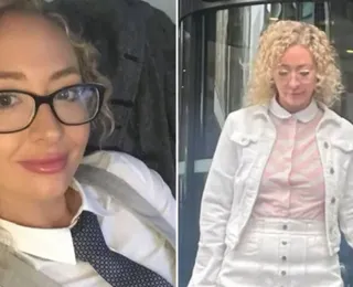 Professora grávida chora em tribunal após acusação de abuso a menor