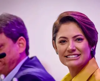 Tarcísio descarta colocar Michelle Bolsonaro na chapa presidencial