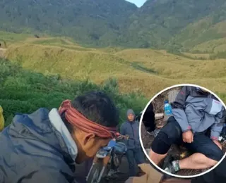 Turista se acidenta em monte onde Juliana Marins foi encontrada morta