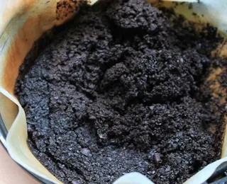 Uso para sobras de pó de café