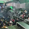 Arquibancada desaba e deixa 60 feridos antes de show de sertanejos - Imagem