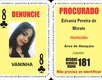 Única mulher no Baralho do Crime da Bahia está foragida há 6 anos - Imagem