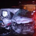 Batida entre carro, ambulância e caminhão deixa um morto e 6 feridos imagem