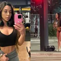 Influenciadora causa alvoroço ao trocar de roupa em avenida famosa imagem