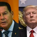 Mourão parte para cima de Trump após tarifaço; veja imagem