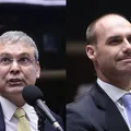 PT aciona STF para barrar cargo de Eduardo Bolsonaro como secretário imagem