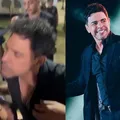 Zezé Di Camargo tenta beijar fã e leva invertida em show imagem