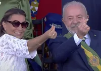 7 de Setembro: Lula surpreende público ao fazer coração coreano imagem