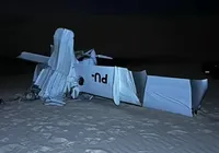 Avião de pequeno porte cai nos Lençóis Maranhenses e deixa dois mortos