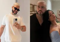 Belo é chamado de pai por filho da namorada e revolta ex: “Doente” imagem
