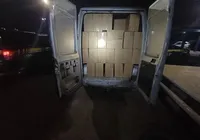 Carga com 130 mil maços de cigarros é aprendida em van na Bahia