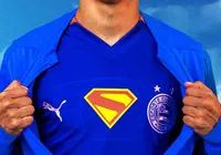 Enquete: você gostou da nova camisa do Bahia com o Superman? imagem