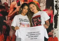 Esposa de MC Poze e noiva de Oruam se juntam em ato por liberdade