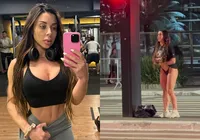 Influenciadora causa alvoroço ao trocar de roupa em avenida famosa