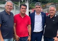 Integrante do Vitória SAF se reúne com o presidente Fábio Mota; saiba imagem