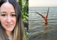 Mulher faz alerta ao perder visão após "dar estrelinhas' na praia