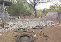 Muro é derrubado e cavalos fogem de curral municipal em cidade baiana