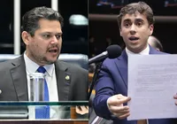 Nikolas Ferreira faz ameaças e quer Alcolumbre fora do Senado