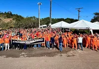 Petroleiros fazem manifestações contra privatização do Polo Bahia Terra