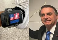 Tornozeleira fashion? Internautas dão ideias para Bolsonaro imagem