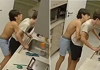 Vídeo: Garoto de 13 anos salva primo engasgado com manobra de Heimlich