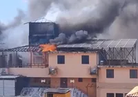 Vídeo: Incêndio atinge hotel em bairro de Salvador neste domingo