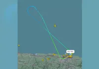Voo retorna a Porto Rico após passageira ver mensagem "RIP" em celular imagem