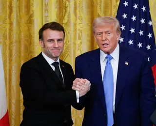 Após tarifaço, Macron fala em buscar acordo "aceitável" com Trump