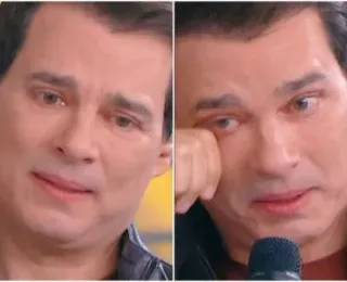 Chorando, Celso Portiolli interrompe programa e faz confissão