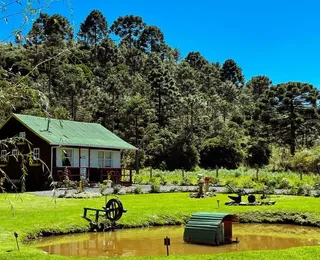 Cidade mais fria do Brasil impressiona com cachoeira congelada