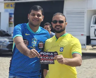 Diego Castro e Alden defendem liberdade de expressão em ato na Barra