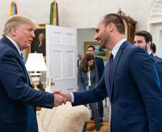 Eduardo Bolsonaro exige anistia para negociar 'tarifaço' de Trump