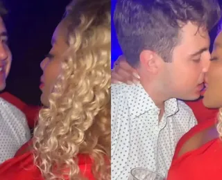 Filho de Gugu é visto aos beijos com apresentadora 18 anos mais velha