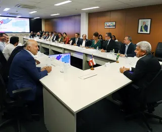 Governador reúne prefeitos de Itaparica e Vera Cruz e apresenta detalhes sobre ponte