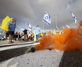 Israelenses protestam por libertação de reféns e cessar-fogo em Gaza
