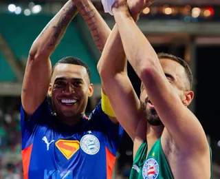 Jean Lucas e Caio Alexandre comemoram goleada do Bahia; assista