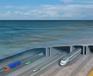 Maior túnel imerso do mundo é construído com técnica usada no Brasil