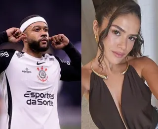 Maisa aparece em clima de romance com jogador do Corinthians