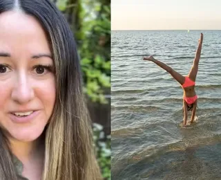 Mulher faz alerta ao perder visão após "dar estrelinhas' na praia